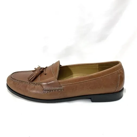 Cole Haan Classic Men\'s Brown Leather Tassel Loafers 11.5D Slip On Casual Shoes Cole Haan Loafers Men - Etsy Canada main image 4